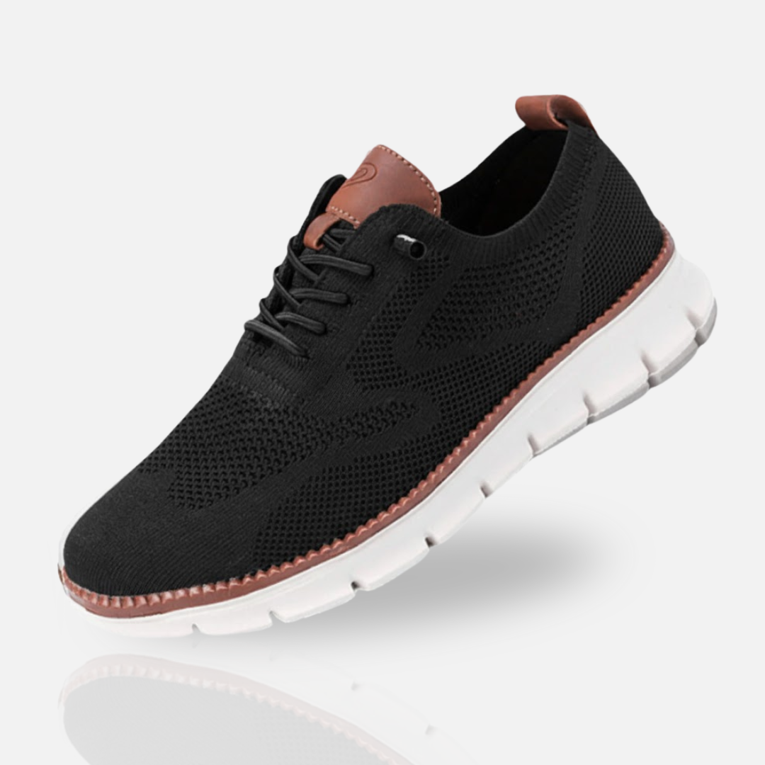 Men's UrbiLite™ Knit Mesh Lightweight Comfort Sneakers — Black