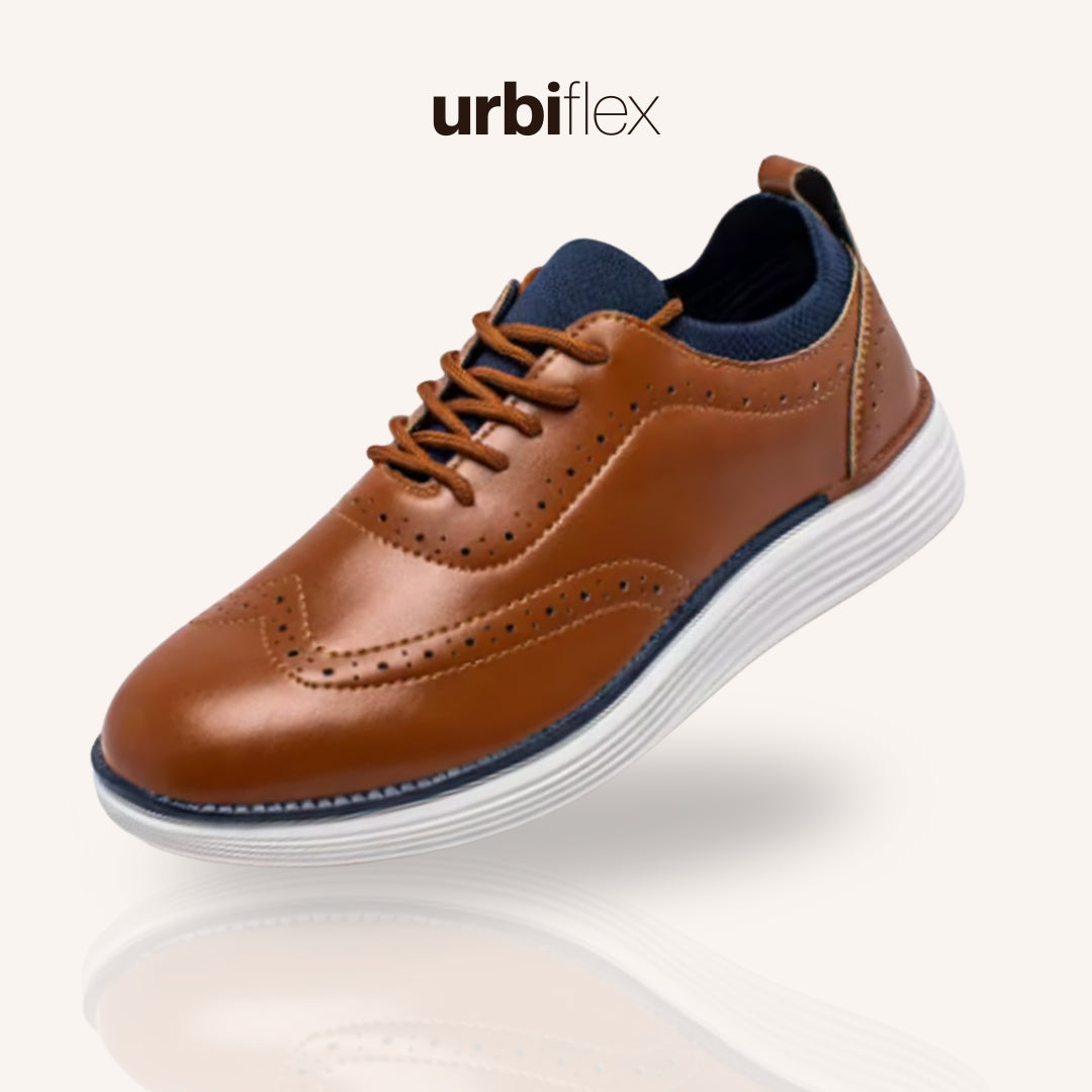 [KnitFlex SmartCraft] Men's Knitted Wingtip Oxford Shoes 7